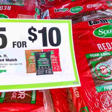 Walmart Mulch Sale 5 For 10 Deal_ Landscaping & Lawn Care