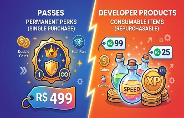 passes vs developer products