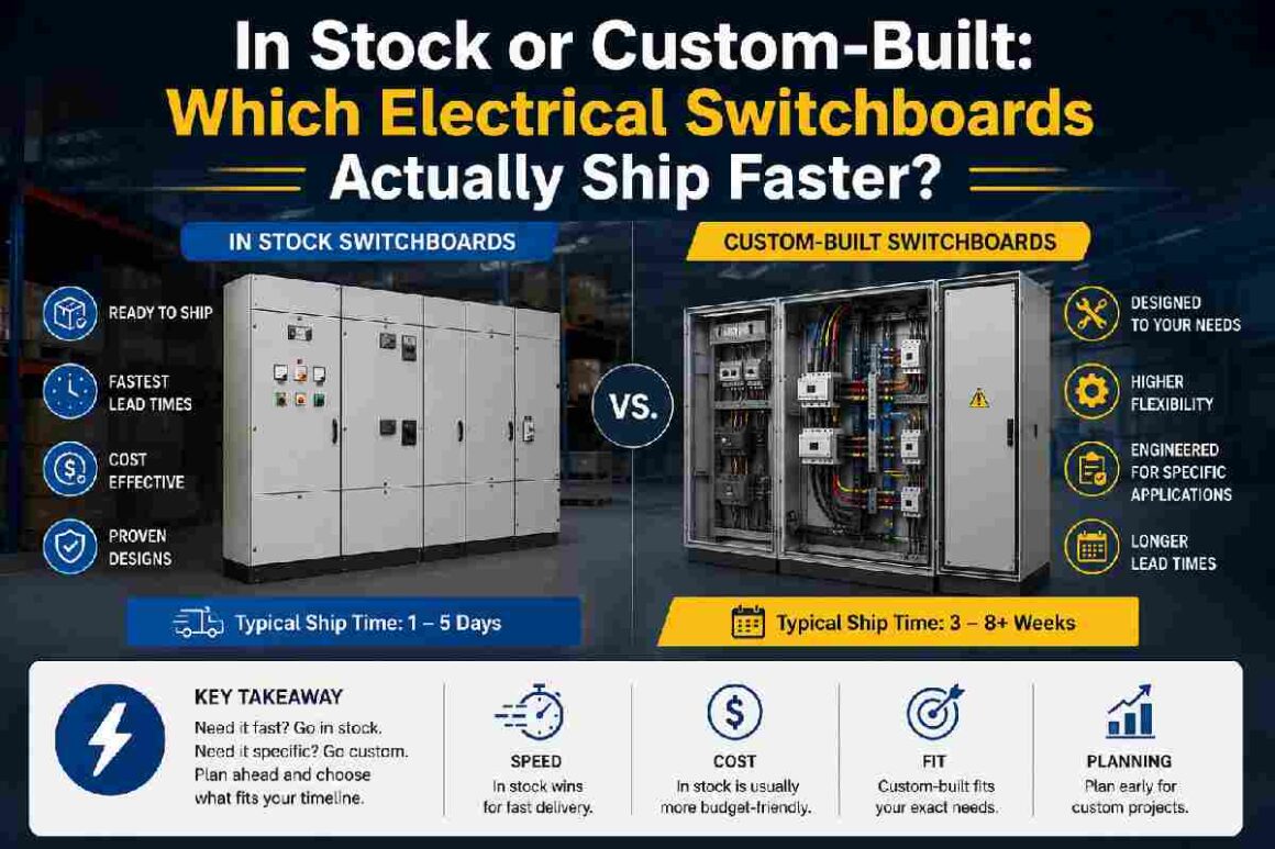 In Stock or Custom-Built_ Which Electrical Switchboards Actually Ship Faster In Stock or Custom-Built_ Which Electrical Switchboards Actually Ship Faster