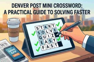 Denver Post Mini Crossword: A Practical Guide to Solving Faster