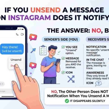 if you unsend a message on Instagram does it notify